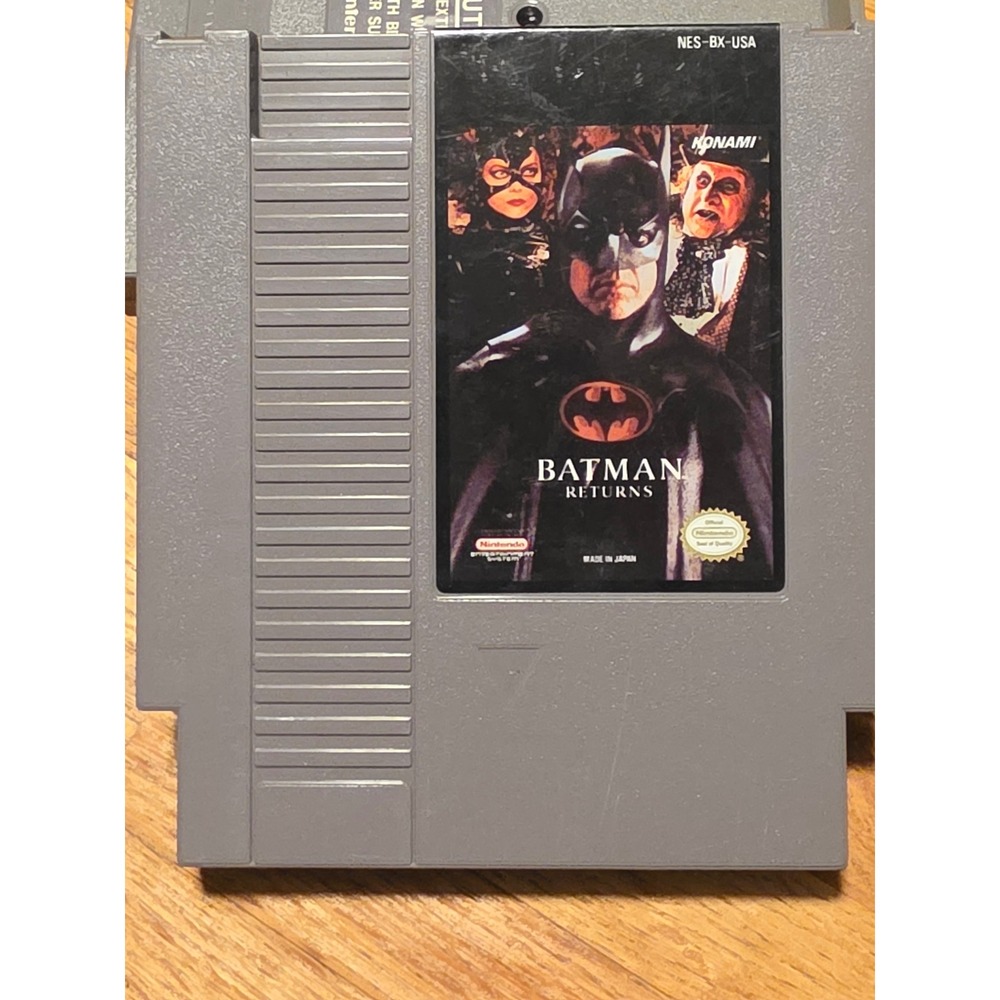 Batman Returns Nintendo NES Konami 1993 Video Game Cartridge NES-BX-USA